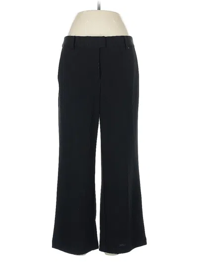 Pre-owned Dkny Dress Pants In Black