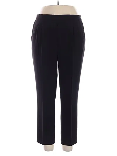Pre-owned Dkny Dress Pants In Black
