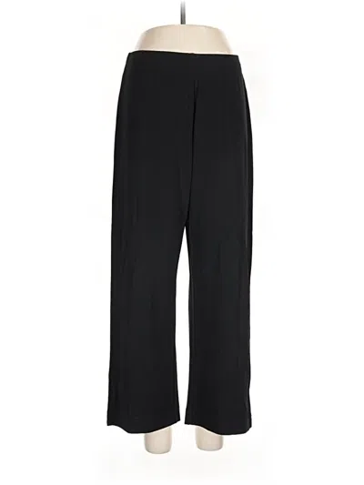 Pre-owned Dkny Dress Pants In Black