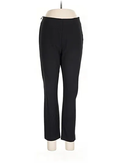 Pre-owned Dkny Dress Pants In Black