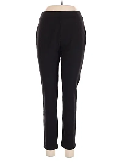 Pre-owned Dkny Dress Pants In Black