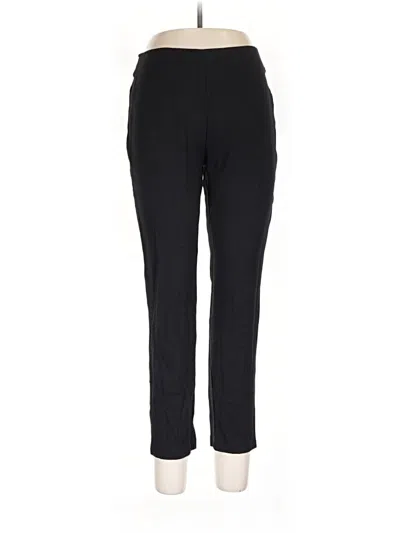 Pre-owned Dkny Dress Pants In Black