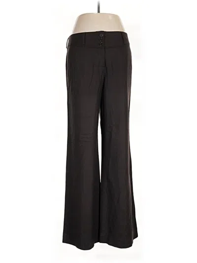Pre-owned Dkny Dress Pants In Black