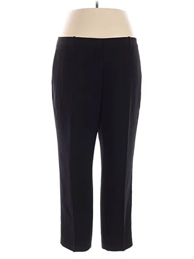 Pre-owned Dkny Dress Pants In Black