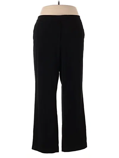 Pre-owned Dkny Dress Pants In Black