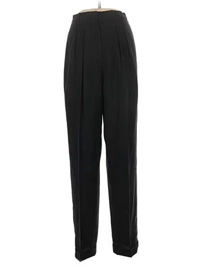 Pre-owned Dkny Dress Pants In Black