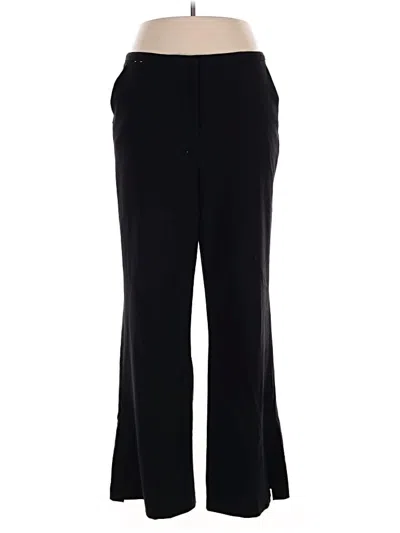 Pre-owned Dkny Dress Pants In Black