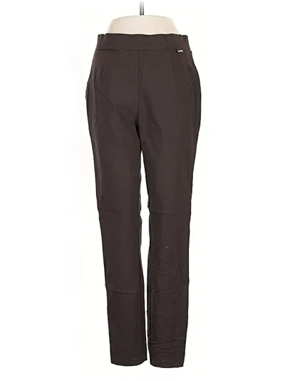 Pre-owned Dkny Dress Pants In Brown
