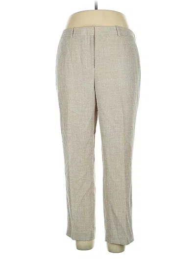 Pre-owned Dkny Dress Pants In Brown