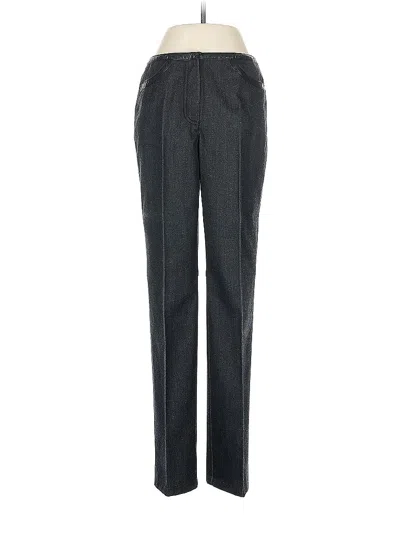 Pre-owned Dkny Dress Pants In Gray