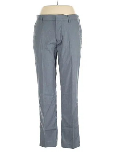Pre-owned Dkny Dress Pants In Gray