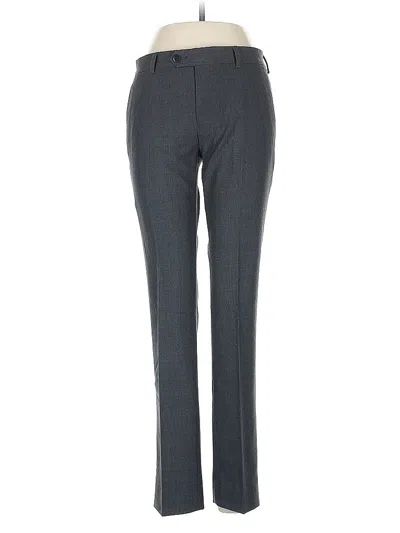 Pre-owned Dkny Dress Pants In Gray