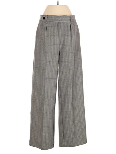 Pre-owned Dkny Dress Pants In Gray