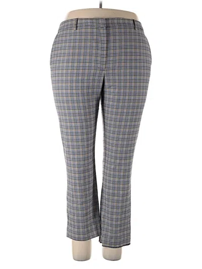 Pre-owned Dkny Dress Pants In Gray