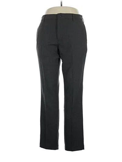 Pre-owned Dkny Dress Pants In Gray