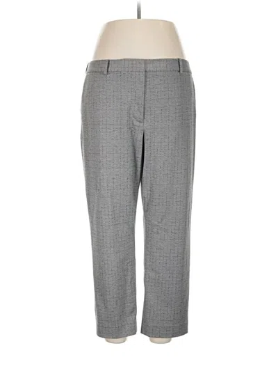 Pre-owned Dkny Dress Pants In Gray
