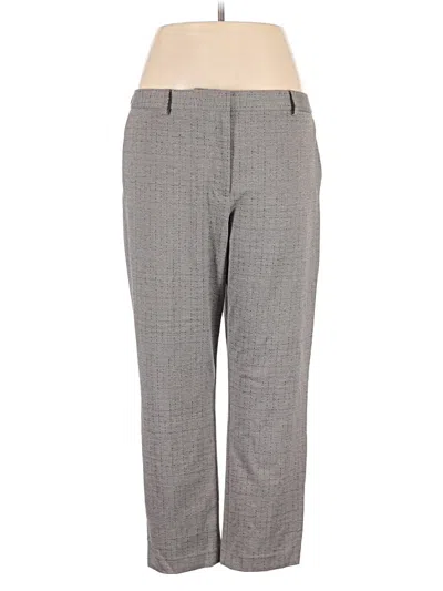 Pre-owned Dkny Dress Pants In Gray