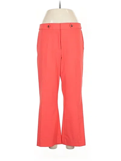 Pre-owned Dkny Dress Pants In Orange