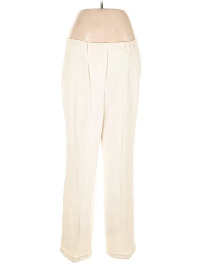 Pre-owned Dkny Dress Pants In White