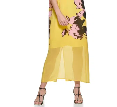 Dkny Easy Comfort Dress In Sunbeam Mu In Multi
