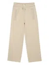 Dkny Elasticated-waist Tracksuit Bottoms In Neutral