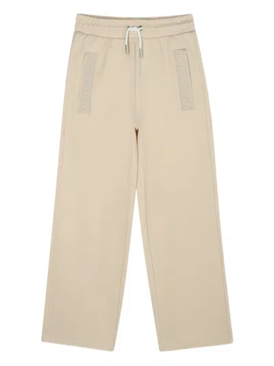 Dkny Kids' Elasticated-waist Tracksuit Bottoms In Neutral