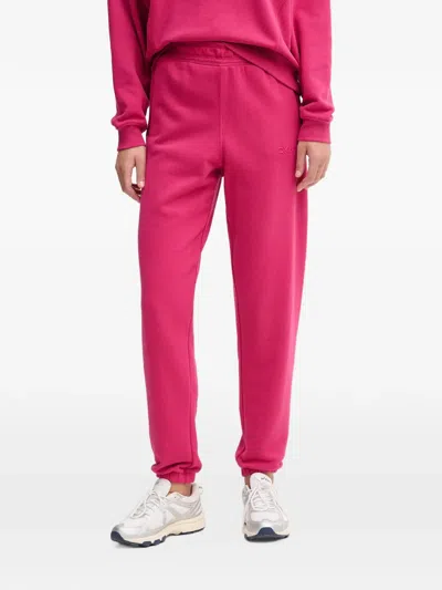 Dkny Elasticated-waistband Track Pants In Pink
