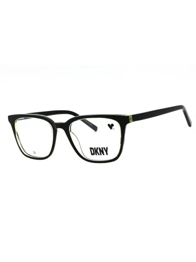 Dkny Elegant Rectangular Eyeglasses For Women In Black