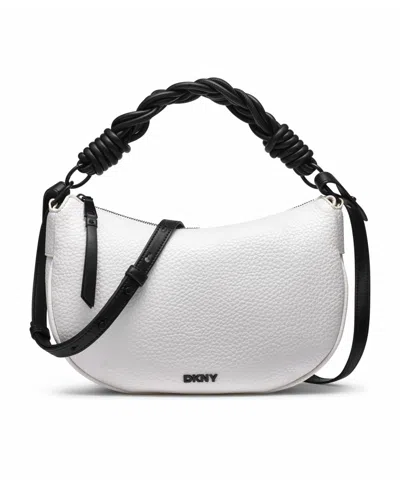 Dkny Elsie Small Crossbody Bag In Pebble,black