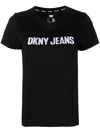 DKNY EMBOSSED-LOGO SHORT-SLEEVE T-SHIRT