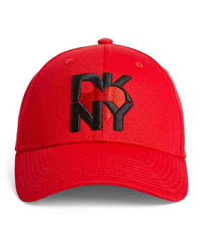 Dkny Embroidered Logo Cap In Multi