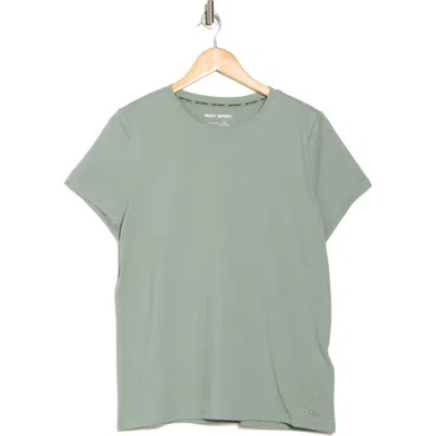 Dkny Embroidered Logo Crew T-shirt In Lily Pad