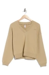 Dkny Embroidered Logo Pullover Sweatshirt In Neutral