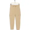Dkny Embroidered Logo Slim Fit Cargo Joggers In Neutral