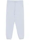 Dkny Embroidered-logo Track Pants In Blue