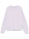 Dkny Embroidered Sweatshirt In Purple