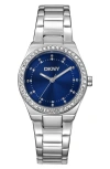 Dkny Essential Glitz Bracelet Watch, 30mm In Pattern