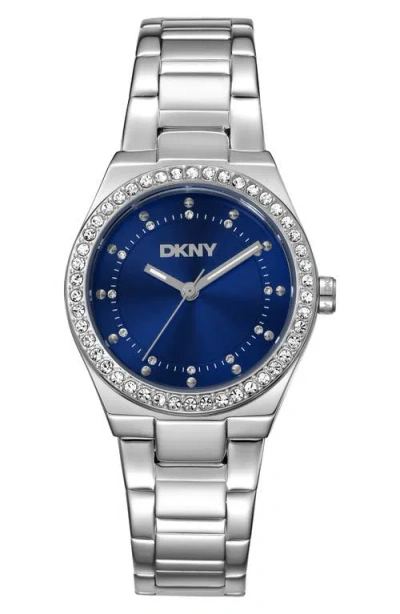 Dkny Essential Glitz Bracelet Watch, 30mm In Pattern