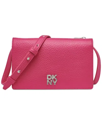 Dkny Etta Mini Wallet On A String In Berry