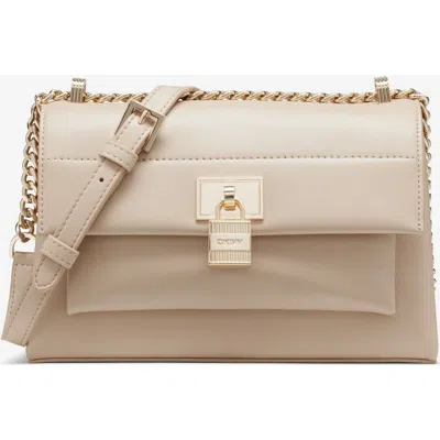 Dkny Evie Flap Shoulder In Lt Khaki