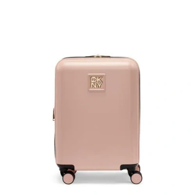 Dkny Expandable Hardshell 21" Lightweight Carry On Suitcase With Spinner Wheels In Neutral
