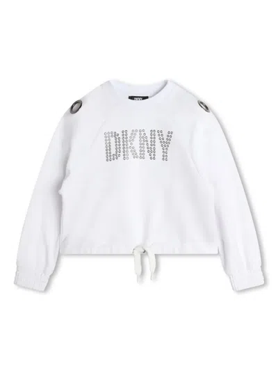 DKNY 孔眼LOGO棉卫衣
