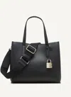 Dkny Farah Medium Satchel In Black