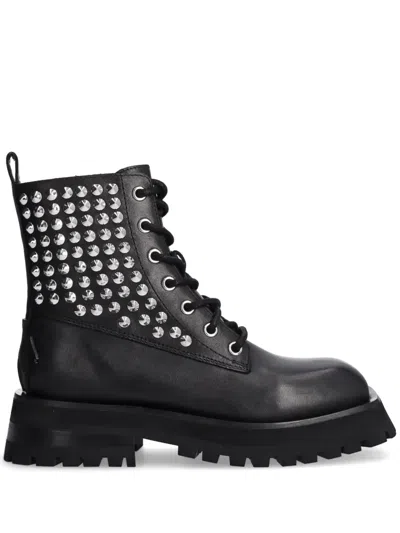 Dkny Farren Studs Boots In Schwarz