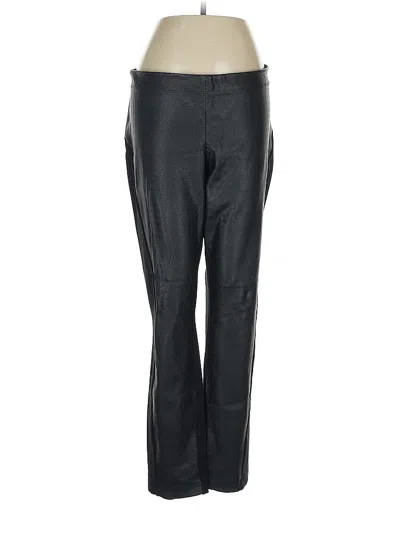Pre-owned Dkny Faux Leather Pants