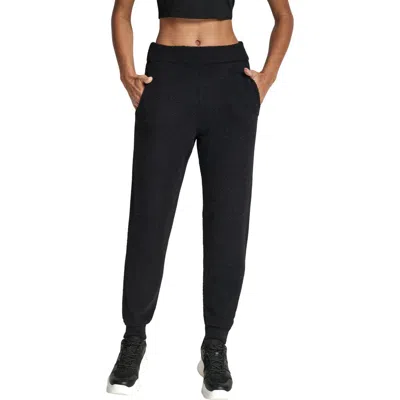 Dkny Feather Yarn Joggers In Black