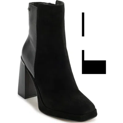 Dkny Felice Square Toe Boot In Black