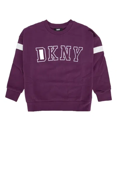 Dkny Kids' Felpa In Purple