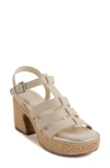 Dkny Fisherman Platform Sandal In Bone