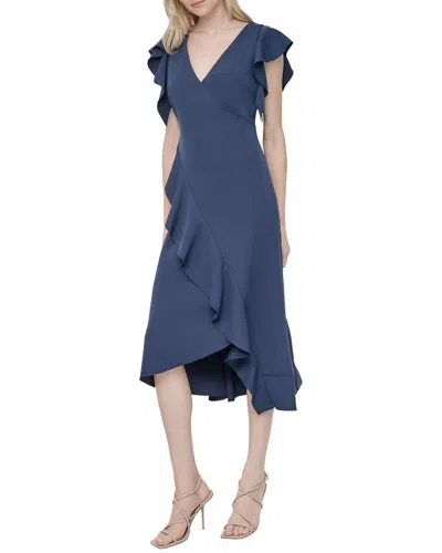 Dkny Fit & Flare Dress In Blue